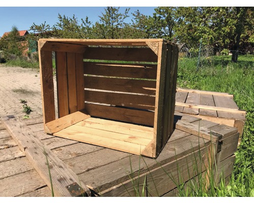 Trälåda för utomhusförvaring