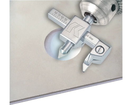 Cirkelskärare som används för att borra ett hål