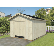 Förråd PALMAKO Martin inkl. golv & trampskydd 18m² (13,6m²) 330x452cm obehandlad