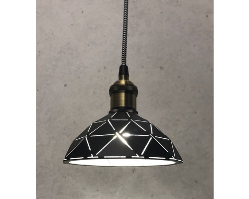 Pendellampa med geometriskt mönster för inomhusbruk