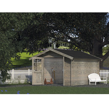 Friggebod PALMAKO Lotta 14m² (10m²) 275x380cm impregnerad grå