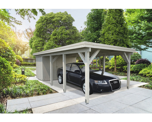 Förråd PALMAKO för carport Karl 23,1m² 315x196cm doppimpregnerad