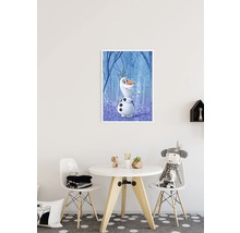 Affisch med Olaf från Frost i barnrummet