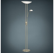 Golvlampa med läslampa