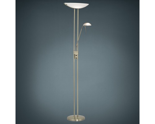 Golvlampa EGLO Baya antik dimbar Golvlampa med läslampa