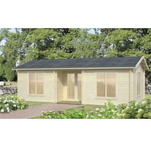 Trädgårdshus PALMAKO Anna inkl. golv, fönster 31m² (26,8+1,9m²) 770x400cm obehandlad