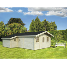 Trädgårdshus PALMAKO Emily inkl. golv, fönster 49m² (39,2m²) 640x760cm obehandlad