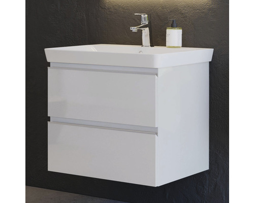 Tvättställ ARROW Victoria porslin vit blank 60 cm skyddande toppbeläggning 7781020