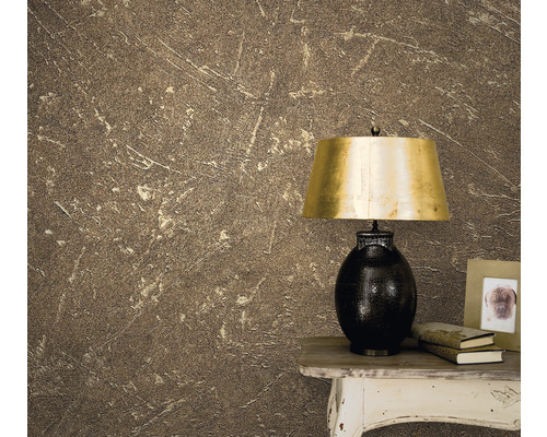 Närbild av en mönstrad tapet i en interiör