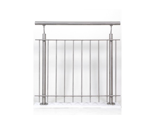 Räcke i rostfritt stål med vertikala stänger