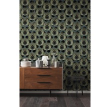 Fototapet KOMAR Paon vert 4 delar 200x280cm HX4-034