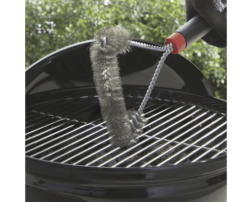 Grillborste rengör grillgallret