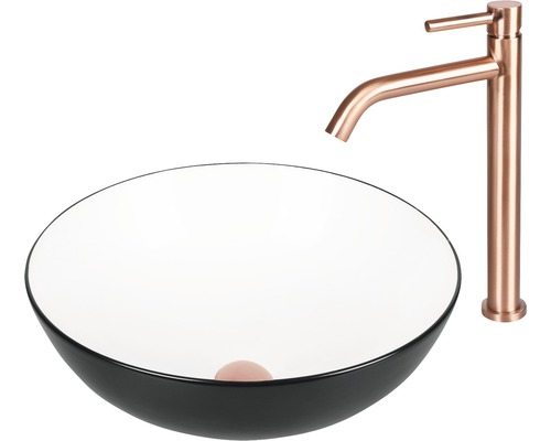 Tvättställ med tvättställsskål och blandare