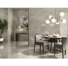 Klinker Anden Natural grå matt 60x60x0,9cm marmoroptik