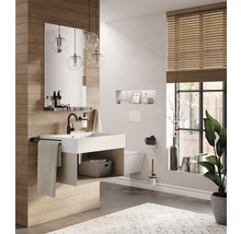 WC-borstset LENZ Nero svart matt frostad glas 4509651-thumb-4