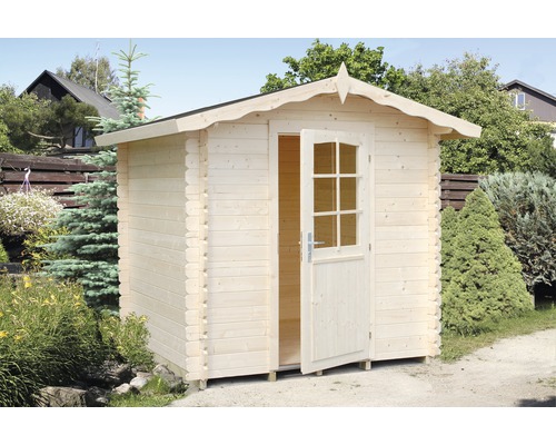 Friggebod PALMAKO Vivian 3,8m² inkl. golv 220x220cm natur Friggebod PALMAKO Vivian 3,8m² inkl. golv 220x220cm natur