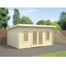 Friggebod PALMAKO Lisa 14,2m² inkl. golv 450x330cm natur