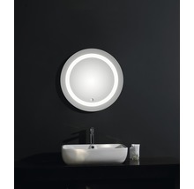 DSK LED-spegel Silver Sun aluminiumram Ø59cm-thumb-4