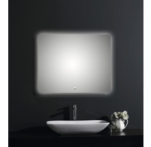 Badrumsspegel DSK LED-belysning Silver Moon 80x100cm IP24
