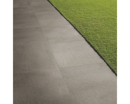 Utomhusklinker FLAIRSTONE Granitkeramik Garden silver 60x60x2 cm