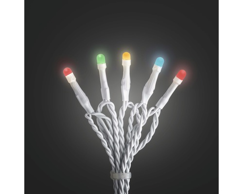LED-ljusslinga med färgade lampor