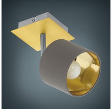 Taklampa med tygskärm