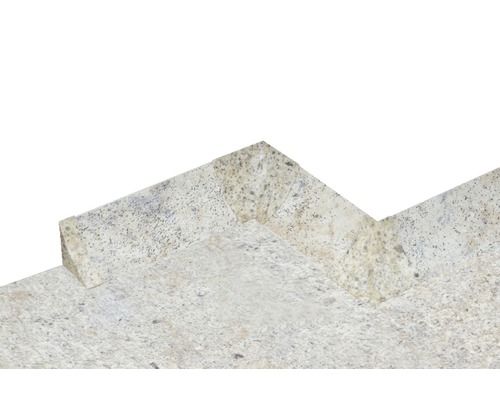 Dekorativt hörn kakel av stenmaterial