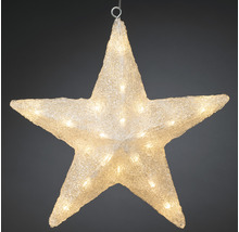Dekorativ LED-stjärna för inomhusbruk.