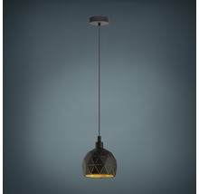 Pendellampa med geometrisk lampskärm