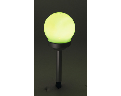 Solarlampa med klotform för trädgården