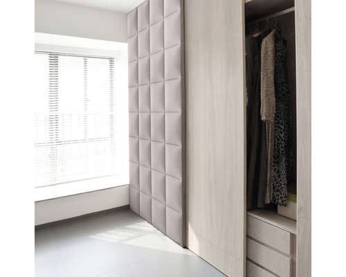 Textilpanel Fancy creme/taupe 30x30cm Textilpanel Fancy creme/taupe 30x30cm