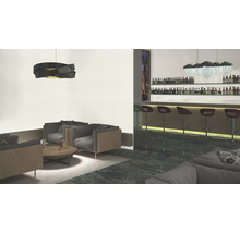 Interiör med sittgrupp och bar