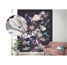 Fototapet MARBURG Smart Art Easy Floral lila 4 delar 270x212cm 47225-thumb-1
