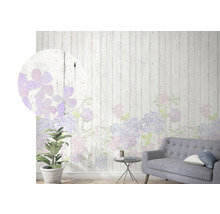 Fototapet MARBURG Smart Art Easy trä sten grå 3 delar 270x159cm 47265