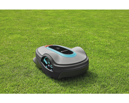 Gardena robotgräsklippare på en gräsmatta