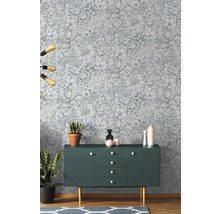 Tapet MARBURG Blommor blå 0,53x10,05m