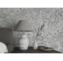 Tapet MARBURG Blommor blå 0,53x10,05m