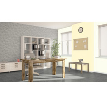 Kontor med skrivbord, hylla och kontorsmöbler