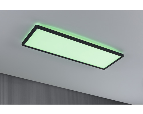 Rektangulär taklampa med belysning