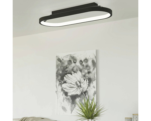 Taklampa EGLO Codriales LED Oval taklampa i modernt vardagsrum