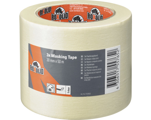 Rulle maskeringstejp 30 mm x 50 m