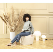 Sittpuff SITTING POINT Dotcom Softy ca 60L grå 50x30cm