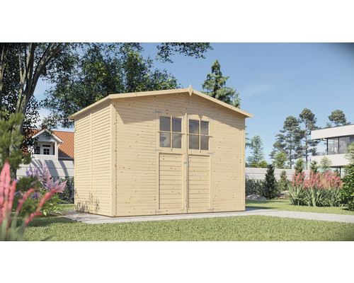 Förråd BERTILO Fineline 306x202cm natur Förråd BERTILO Fineline 306x202cm natur