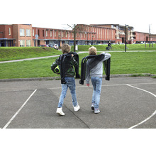 Fotbollsmål EXIT Pico 2-pack 60x90x60cm svart