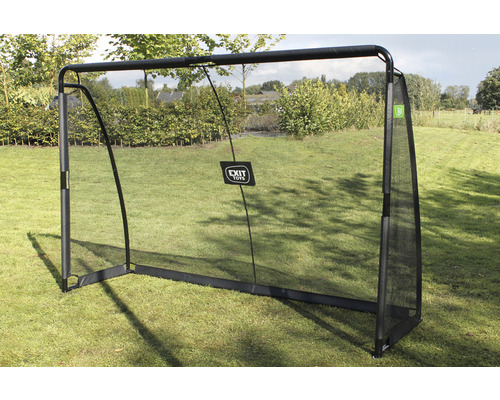 Fotbollsmål på en gräsmatta