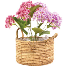 Korg LAFIORA Summer flätad vattenhyacint Ø32x19cm