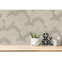 Tapet A.S. CRÉATION Blomster beige 10,05x0,53m-thumb-2