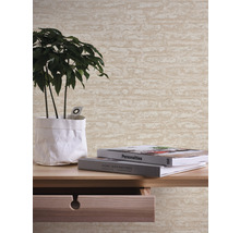 Tapet A.S. CRÉATION Sten beige-vit 10,05x0,53m-thumb-2