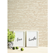 Tapet A.S. CRÉATION Sten beige-vit 10,05x0,53m-thumb-3