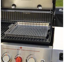 Grill med Sear Zone och varmhållningsgaller av metall